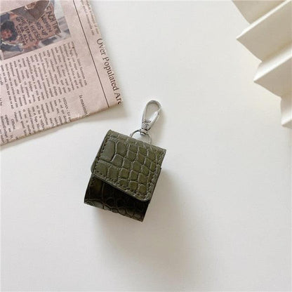 Luxury Leather Bag case For Airpods - aprasi