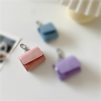 Luxury Leather Bag case For Airpods - aprasi