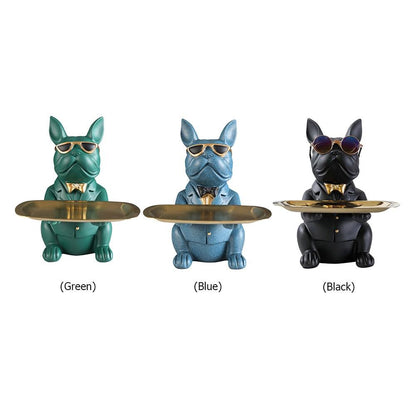 Bulldog Table Decoration & Coin Bank - aprasi