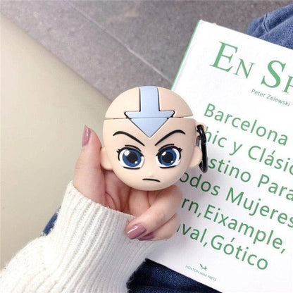 Avatar The Last Airbender Aang Silicone Case for Airpods 1 2 - aprasi